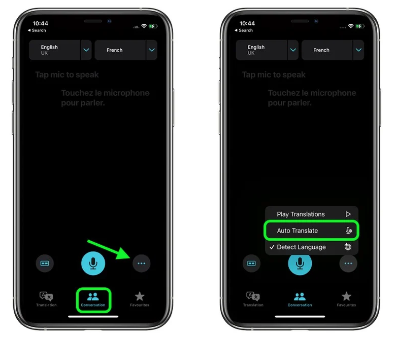 莱山苹果手机维修分享iOS 15 “翻译” App 新改进 