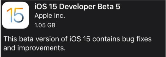 莱山苹果手机维修分享如何升级到iOS15.0 beta5 
